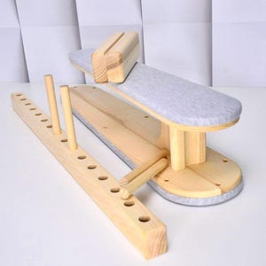 Dual‑Width Sleeve Board | Cuff Stretcher | Clapper | Tailor Pressing Tool |  Sewing Pressing Kit | Tailors tools