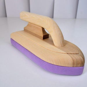 Tailor&#39;s Clapper | Wooden Clapper with Fabric Cover | Seam Press | Ergonomic Sewing Accessory | Handmade Quilting Clapper | Clapper