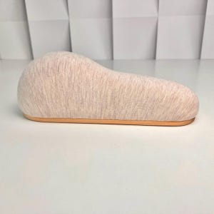 Korsetpersplank van hout, houten kleermakersham en persplank voor bustepersen, naaigereedschap