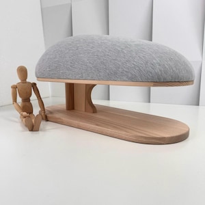 Garment Curve Ironing Board, Hip & Skirt Pressing Form, Tailor’s Wooden Iron Aid