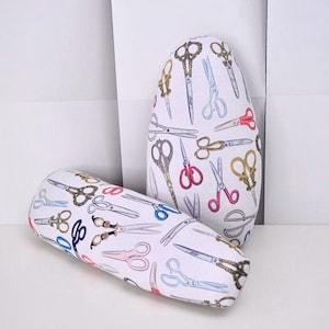 Set of 2 Sawdust Filled Tailor’s Pressing Hams – Oval & Sleeve Sewing Pillow