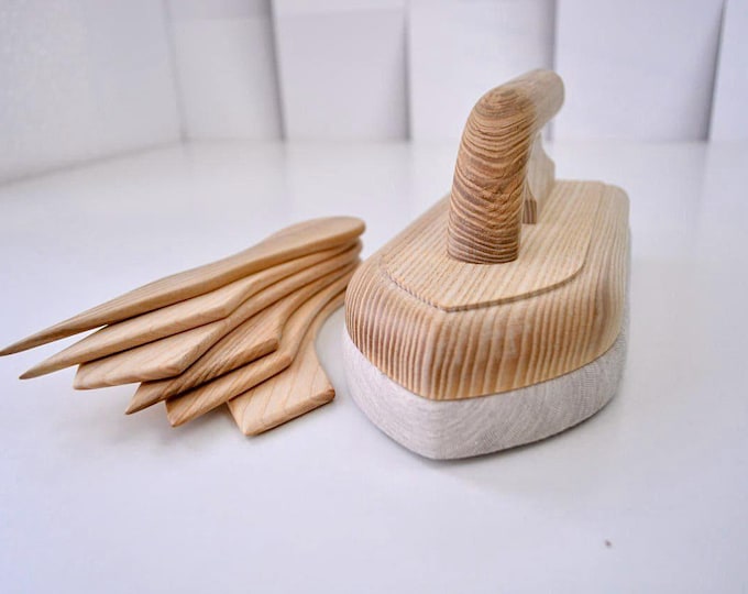 Tailor Clapper With Fabric Cover And Corner Shaper For Quilting, Seam Pressing And Sewing Gift