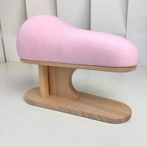 Wooden Tailor Ham & Corset Pressing Board, Combo Bust Tool for Sewing