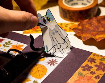Ghost Cat Waterproof Sticker