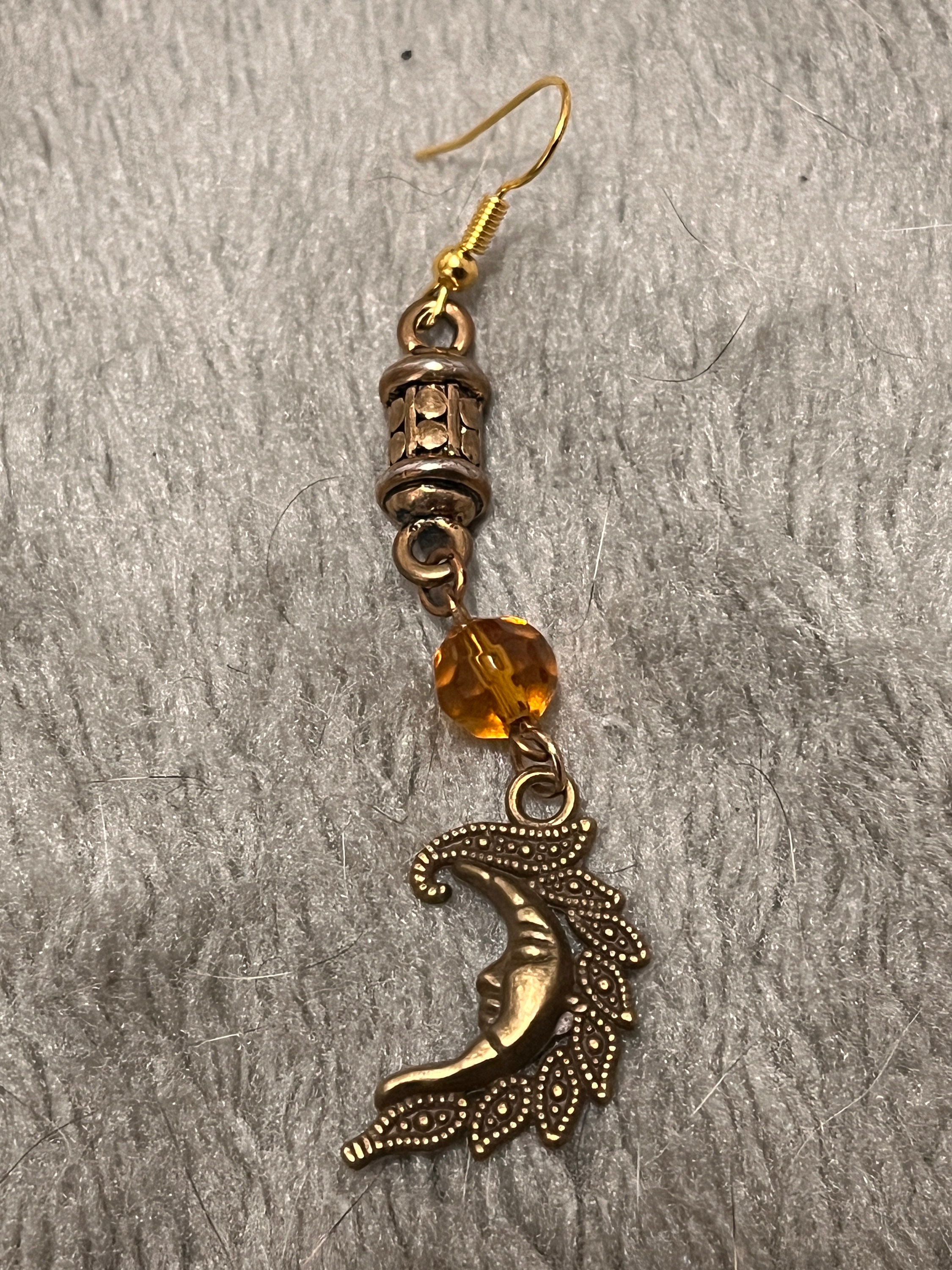 •SUN STORM• mixed metal dangle earrings