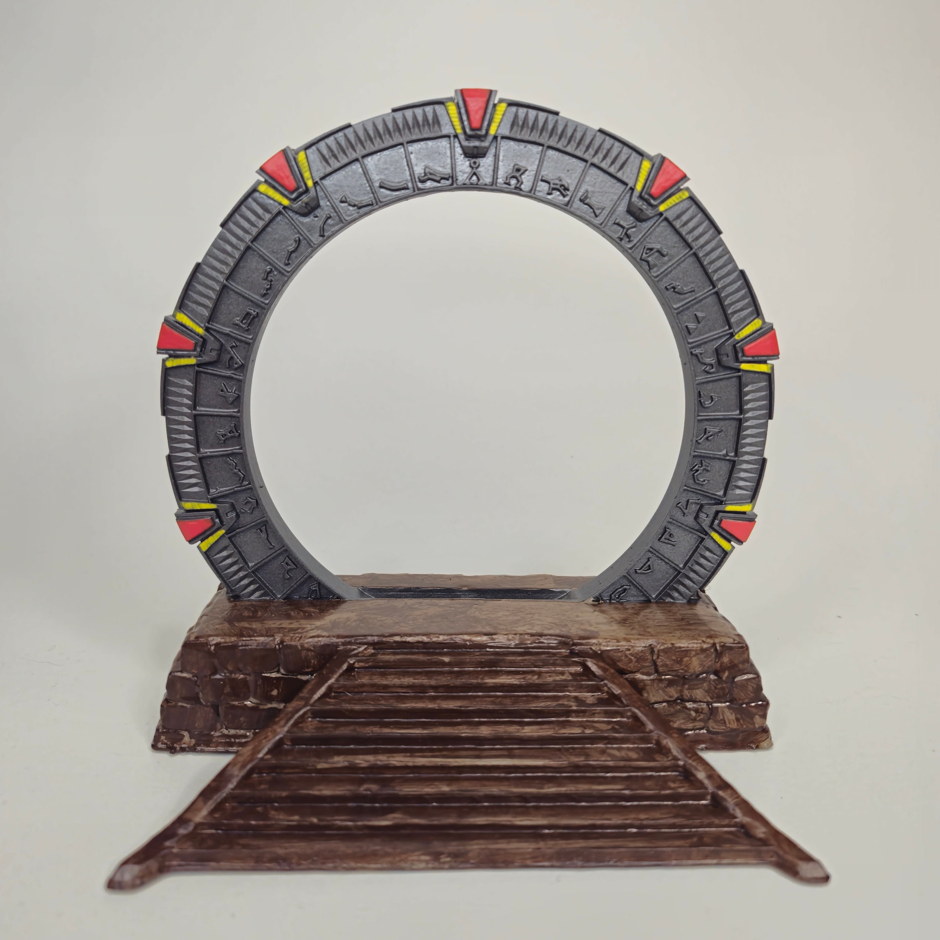 STARGATE - SG1 Gate & DHD Bronze Sculpture Collector Art Prop Replica Statue P EUR 152,18 - FR