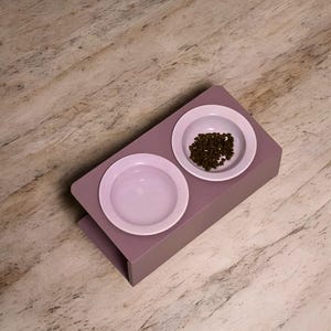 Cat Bowls, Cat Feeder, Cat Furniture, Cat Gifts, Pet Feeder, Cat Bowl Stand, Raised Cat Bowl, Elevated Cat Bowl, Cat Food Bowl, Small Animal