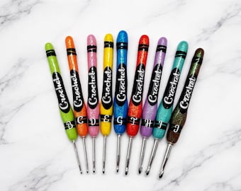 Crayon Crochet Hooks