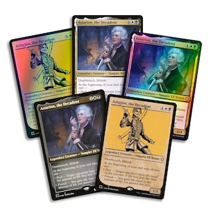 Colección Astarion 5x Cartas oficiales de MTG de Baldur's Gate