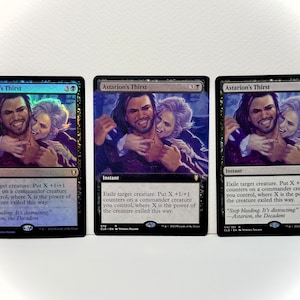 3x Astarion’s Thirst Collection Baldur's Gate MTG Karten mit Gale und Astarion