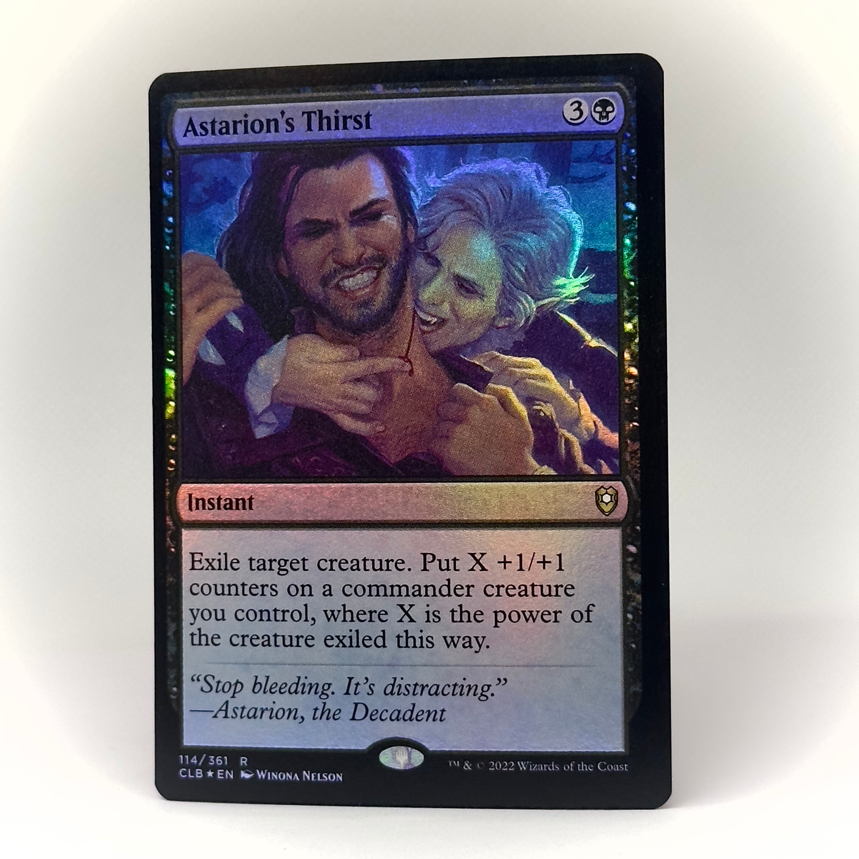 astarion's thirst mtg card 401 Games Canada Exile target creature Astarion's Thirst - Foil (Commander