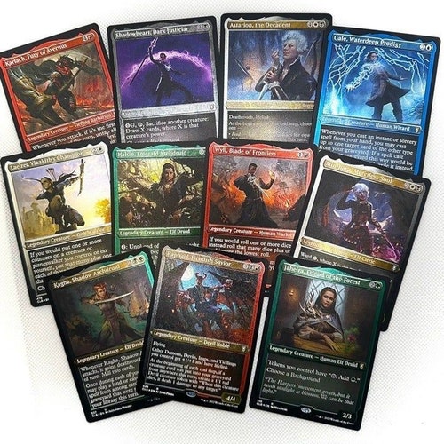 11x Foil-etched Baldur's Gate MTG Card Lot: Karlach, Shadowheart