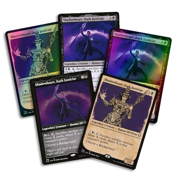 mtg dark cards Fallout Inventory Management Black Stitched Standard Gaming Playmat for Magic:  The Gathering main image 1