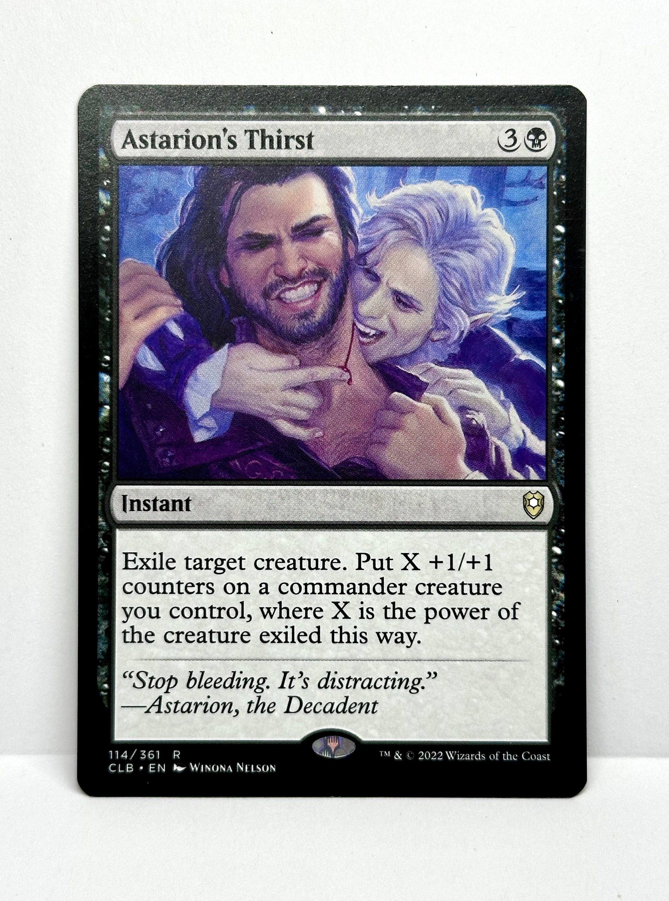 3x Astarion's Thirst Collection Baldur's Gate MTG Cards W Gale and Astarion - Etsy 3x Astarion's Thirst Collection Baldur's Gate MTG Cards W Gale and Astarion - Etsy