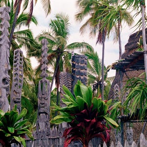 Pu&#39;uhonua O Honaunau, The Place of Refuge, Kona, Hawaii Fine Art Photo