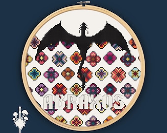 Abraxos Throne of Glass Cross Stitch Pattern