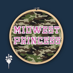 Midwest Princess Chappell Roan Cross Stitch Pattern