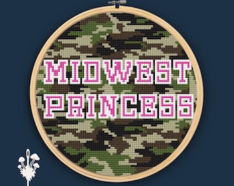 Midwest Princess Chappell Roan Cross Stitch Pattern
