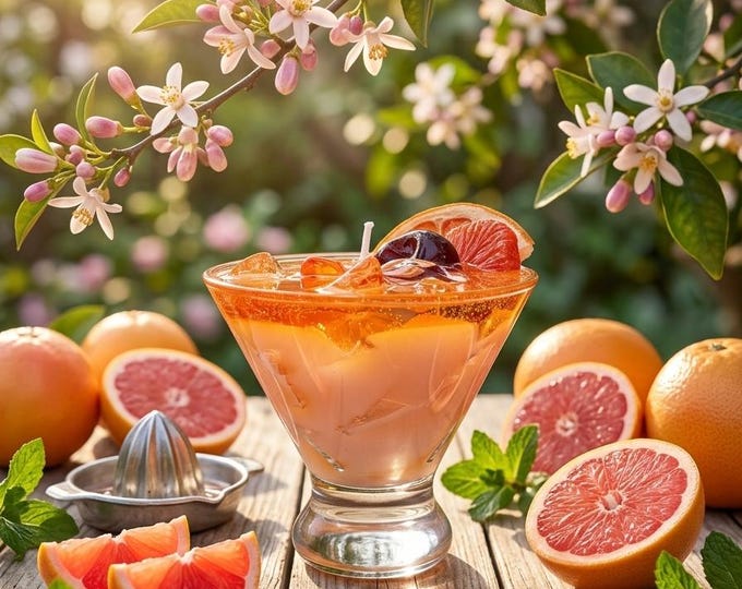 Favorite Drink Scented Gel Candle: Gin, Bourbon, Rum and more