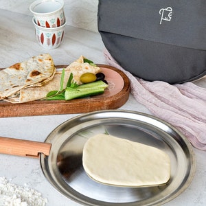 modernEID X StudioTuut Authentic Lebanese Saj Kit, bread maker, saj pan, middle eastern, cookware, Lebanon, arabic bread, bread pan