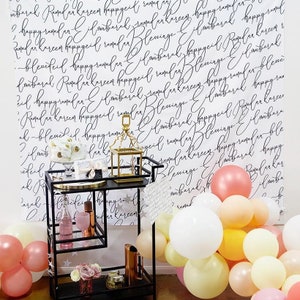 Ramadan & Eid Calligraphy backdrop, tapestry,  moderneid, modern eid decor, modern ramadan decoration, home decor, happy eid, happy ramadan