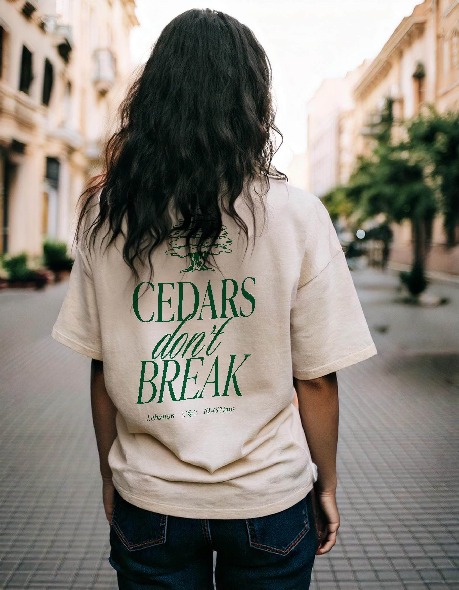 Cedars don't Break Lebanon Tshirt, Lebanese, Arab, streetwear, cedar tree, Lebanese quote