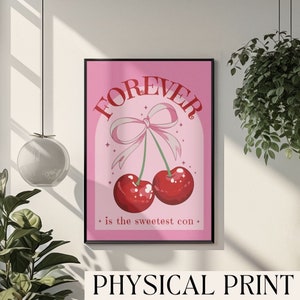 Cowboy Like Me Forever Is The Sweetest Con Preppy Pink Poster Coqueta Decoración femenina Arcos de moda Cartel Vaquera Estética Girly Vintage Art