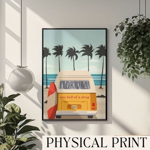 Florida Ttpd Poster Vintage Travel Print Retro Travel Poster Florida Gift Retro Cities Prints Florida Poster Ttpd Florida Art Florida!!! Art