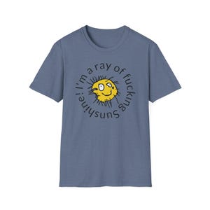 T-Shirt: I&#39;m a F-ing Ray of Sunshine, Unisex Fun Quote Gift for Friends, Humor