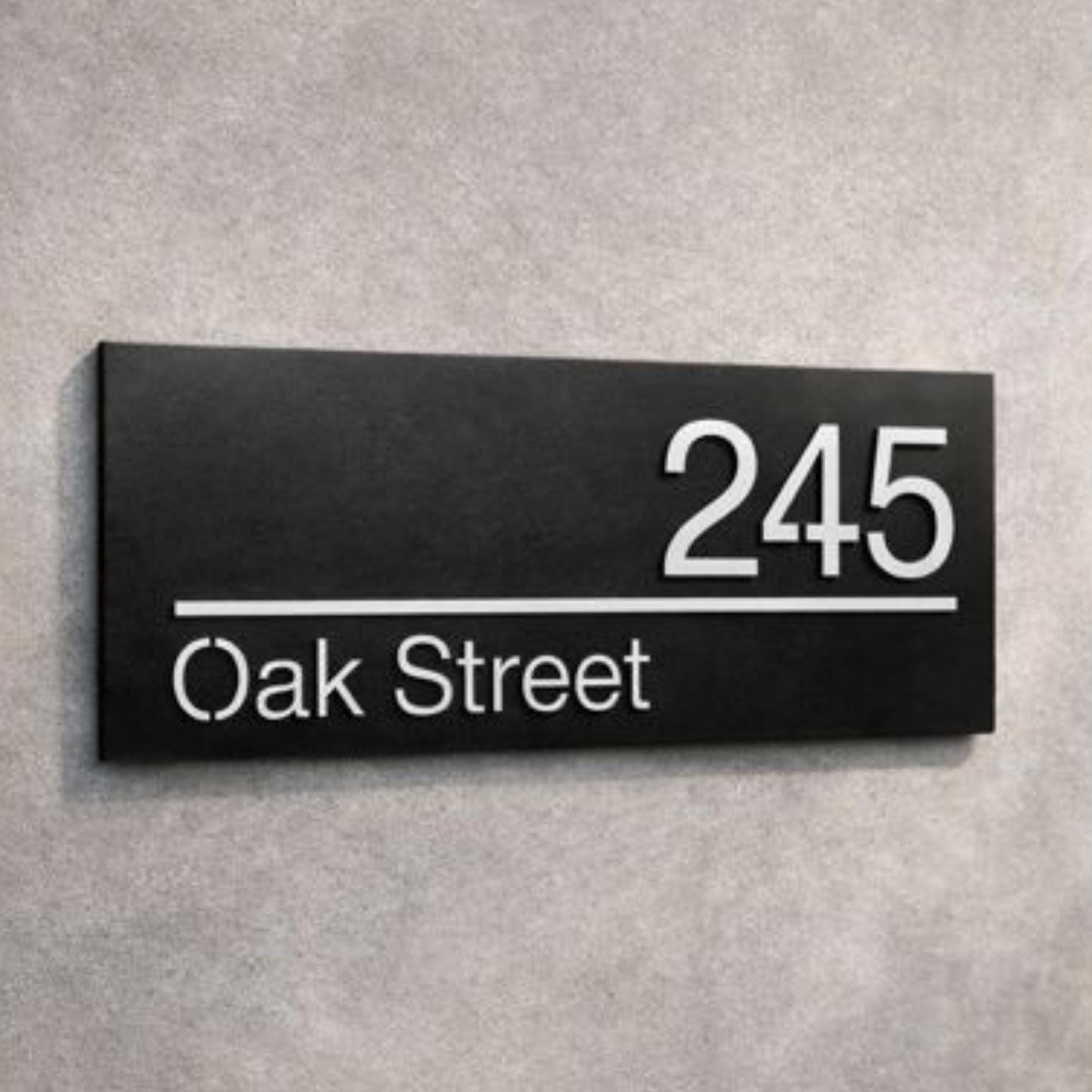 Modern House Number SVG | Personalized Address Sign With Street Name ...