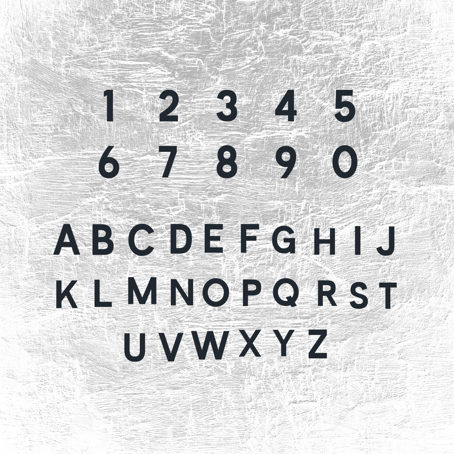 Modern House Number SVG Set | CNC Laser Cut Files (digital Download ...