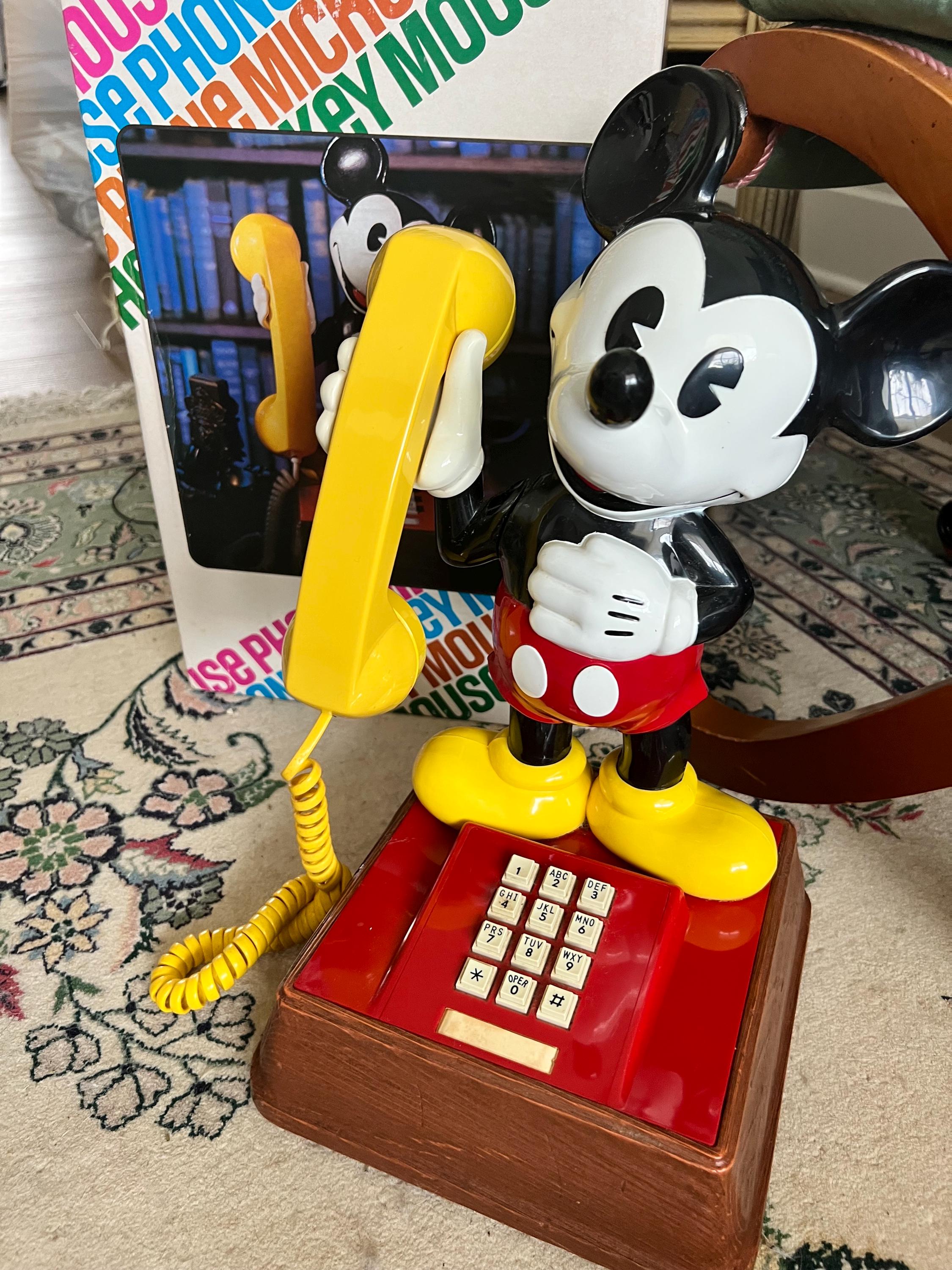 Mickey telephone - Etsy 日本