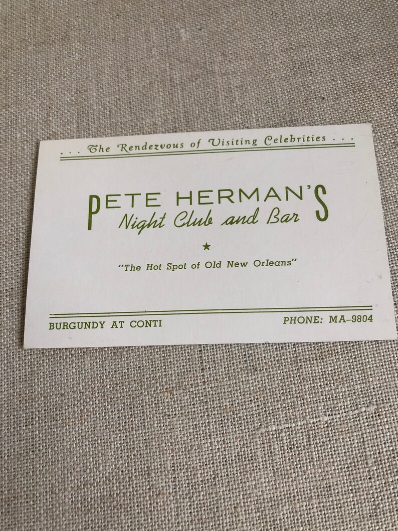 Vintage New Orleans postcards cafe du monde Tamanaca motel Pete Herman image 8