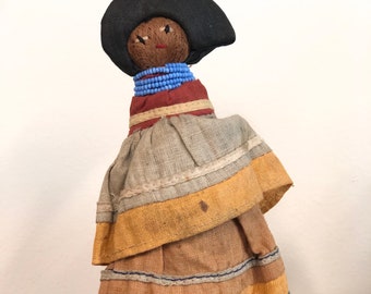 Seminole Miccosukee doll vintage Native American craft