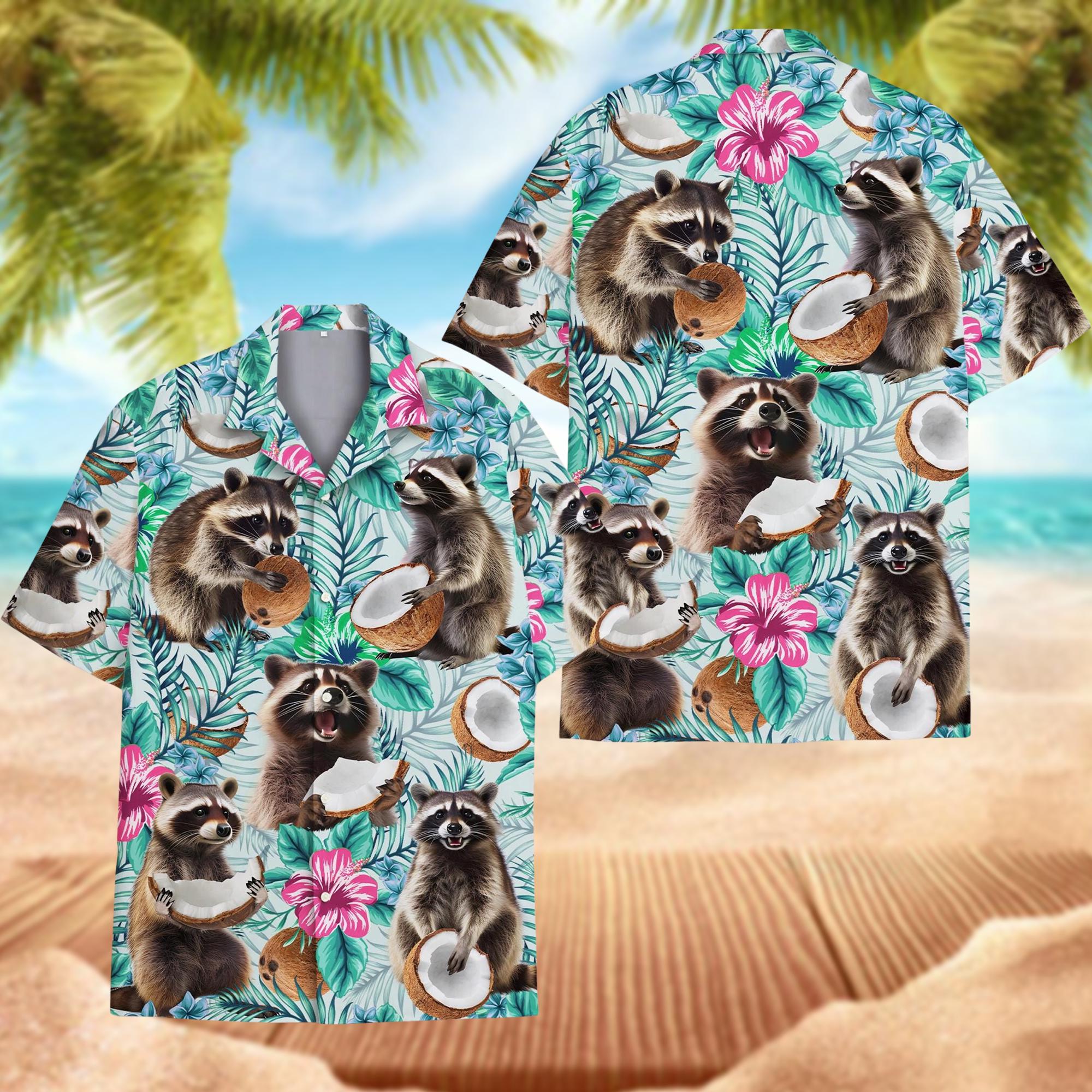 Funny Tshirts Men Daiia Poodle Dog Hawaiian Shirt For Men Gentle