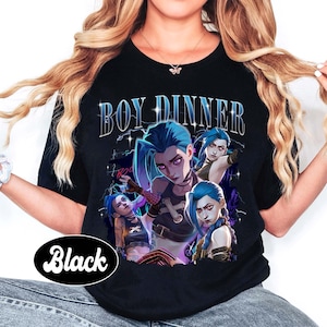 Limited Boy Dinner Arcane Tee, Arcane T-shirt, Unisex T-Shirt, Retro TV Show Merch, Graphic Tee, Pop Culture Shirt, Fan Game Shirt
