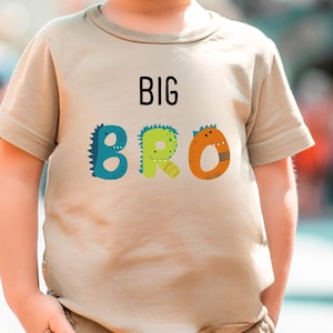 Big Brother Shirt, Big Bro Shirt, Baby Announcement Toddler Shirt, Shirt for Big Brother, New Big Brother, big Brother Gift, be a Big Bro