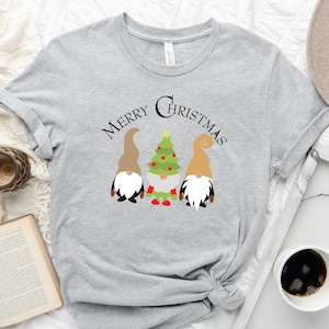 Merry Christmas Gnomes Tshirt, Christmas T-Shirt, Christmas Shirt For Family, Christmas Pajama, Christmas Family Matching Sweatshirt Shirt