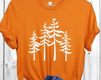 Pine Tree Shirt, Trees Tee, Pine Tree T Shirt, Nature Lover Gift, Camping Shirt, Hiking Shirt, Adventure Shirt, Outdoors Shirt, Nature Shirt