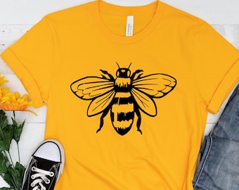 Beekeeper Shirt, Insect Shirts, Earth Day Shirts, Beekeeper Gift, Bee T-shirt, Front Bee Shirt, Bee Lover Shirt,Save the Bees Shirt,Bee Tee