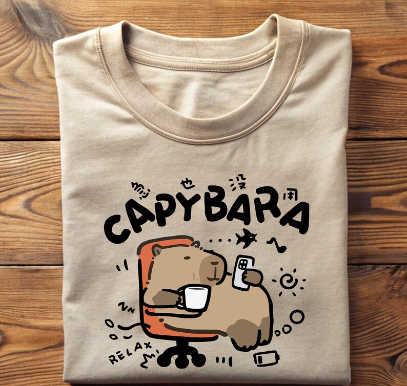 a t - shirt with a picture of a bear on it