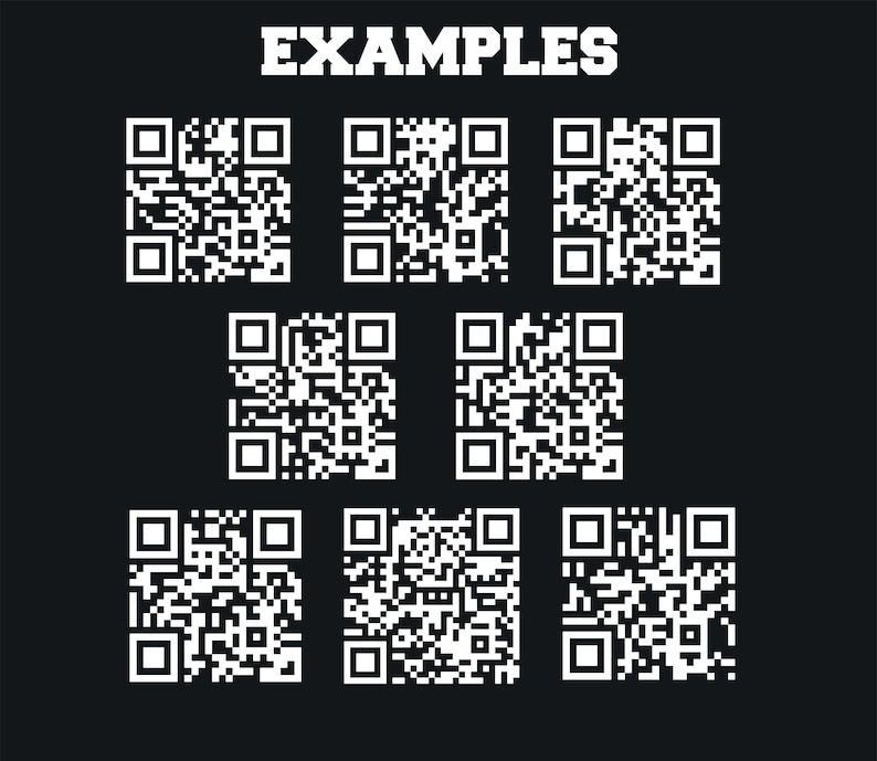a black and white photo of a qr code