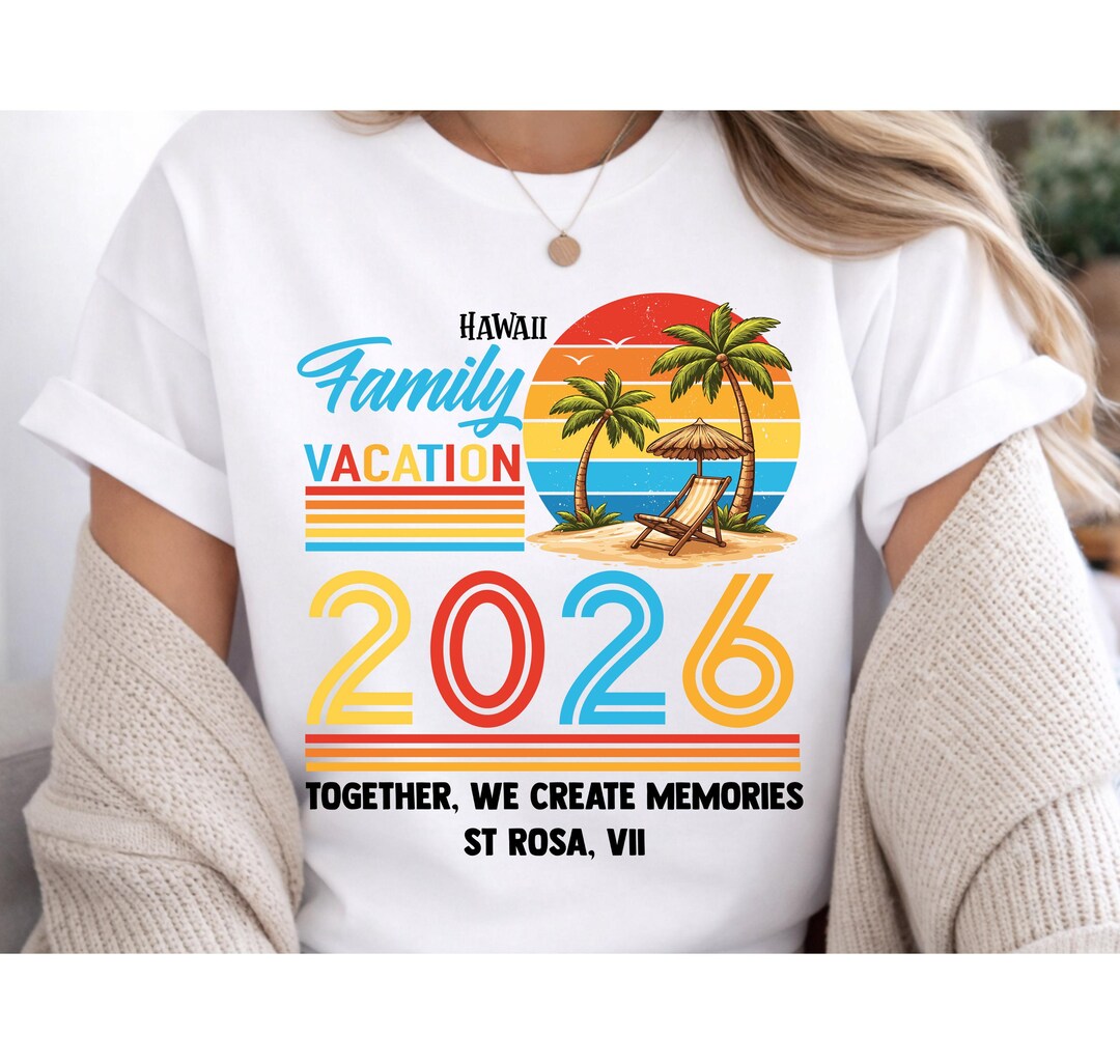 Custom Family Vacation Shirt With Destination, Creating Memories ...