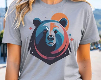 Bear Shirt, Animal Lover Tshirt, Bear Tee, Bear Gifts, Grizzly Shirt, National park shirt, Park Ranger Shirt, Bear Graphic Tee, Animal Shirt