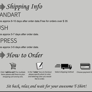 a black and white poster with instructions on how to order