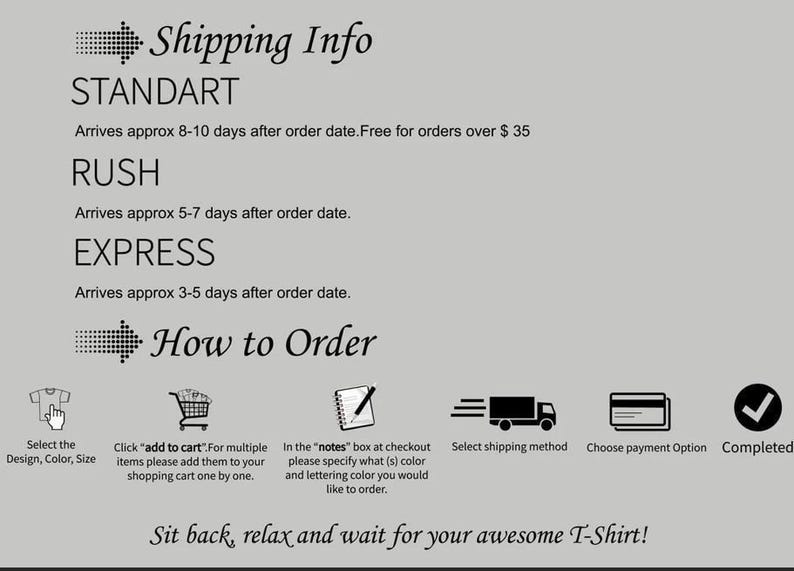 a black and white poster with instructions on how to order