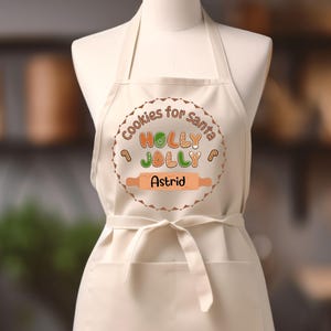 Christmas Apron, Custom Cookie Crew Apron,  Personalized Christmas Cookie Crew Apron, Custom Cookie Apron, Christmas Family Matching Apron