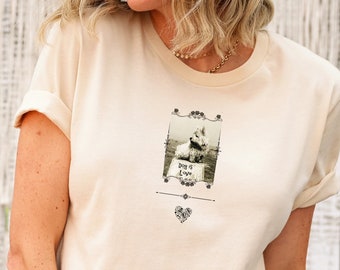 Westie Dog Is Love Vintage Photo Tee Shirt