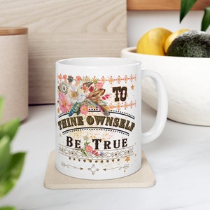 Boho Southwest Roses Affirmation Positive Zitat Becher Tasse