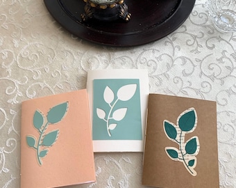 Mini Junk Journal, Mixed Paper Pocket Notebook, Hand Sewn